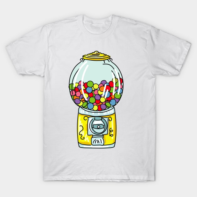 Retro Gumball Machine T-Shirt by SWON Design